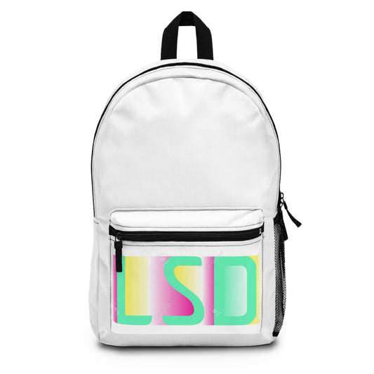 LSD Colorful Graphic Backpack - Snygg och trendig dagsäck för skola och resor