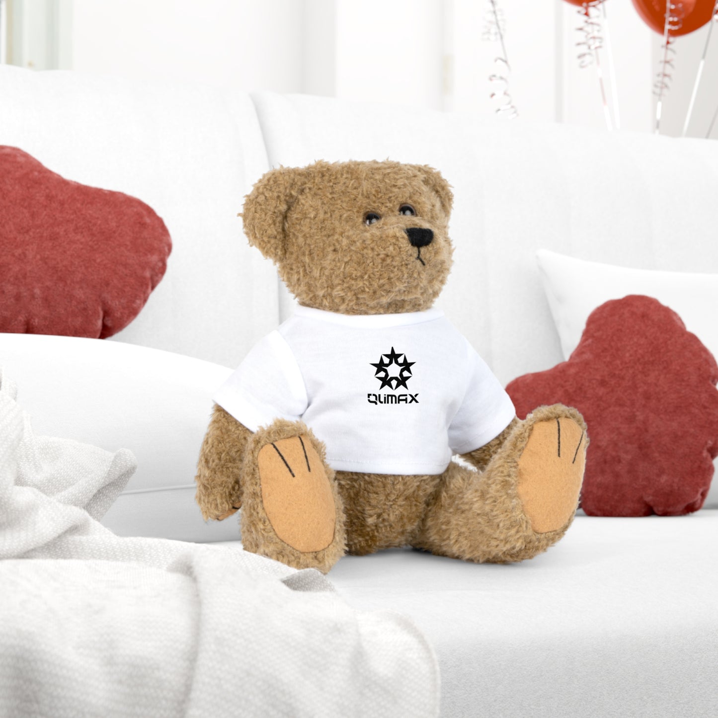 Cuddle Buddy Plyschleksak med anpassad T-shirt / QLIMAX