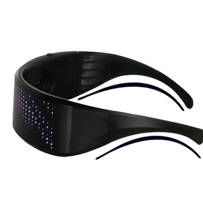 Lysande Bluetooth LED Glödande Glasögon Uppladdningsbara