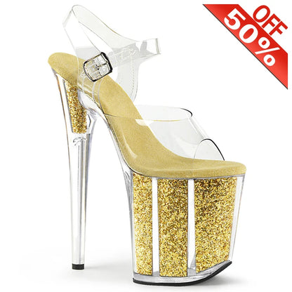 kristall 20 cm hög klack