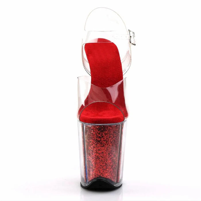 kristall 20 cm hög klack