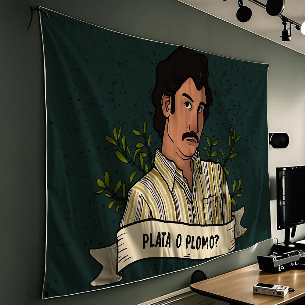 Drug Lord Pablo Escobar FLAGGA