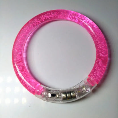 1 STYCK Flash Armband LED Blinkande handledsglöd armring