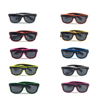 Rave Glödande Glasögon Med Neon