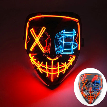Wireless Rave Mask Dekor Lysande LED