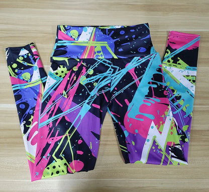 Leggings med hög midja