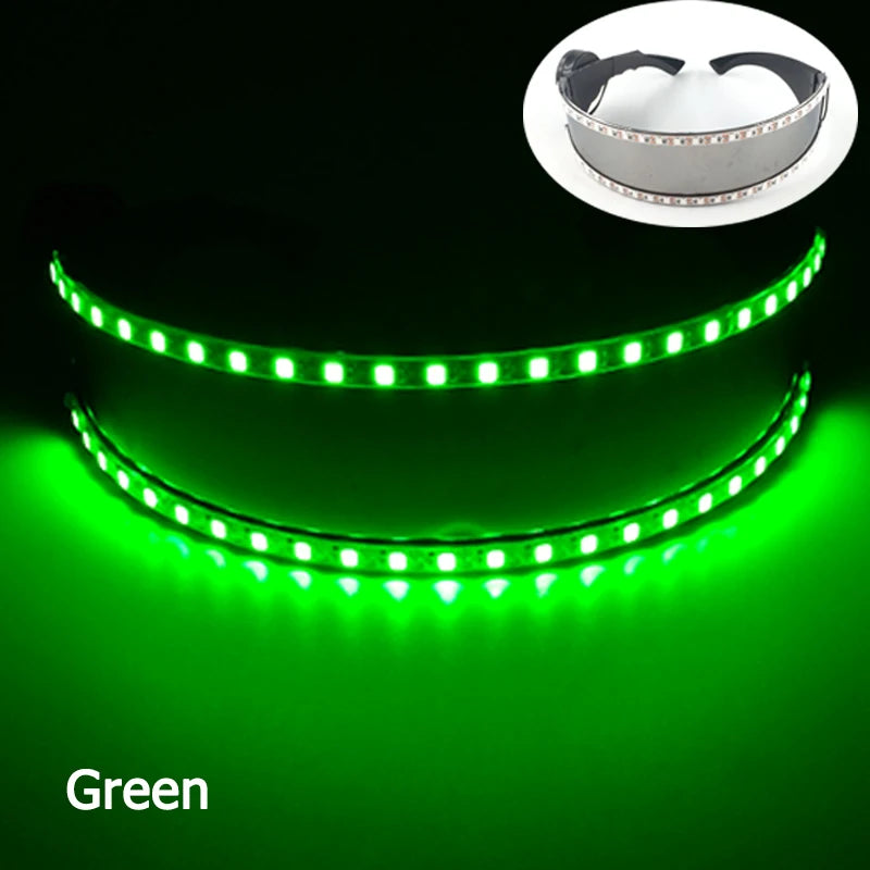 LED-ljusglasögon Glödande självlysande glasögon