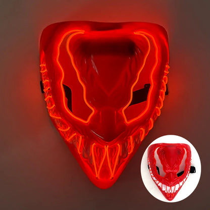 Wireless Rave Mask Dekor Lysande LED