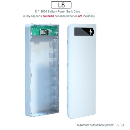 18650 batterihållare DIY-skal Dual USB Type C Charge Powerbank-fodral för iPhone Xiaomi 18650 Batteri Power Bank-fodral Förvaringsbox