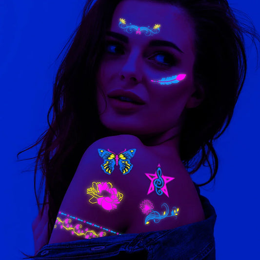 Glow in The Dark Body Tattoo Stickers