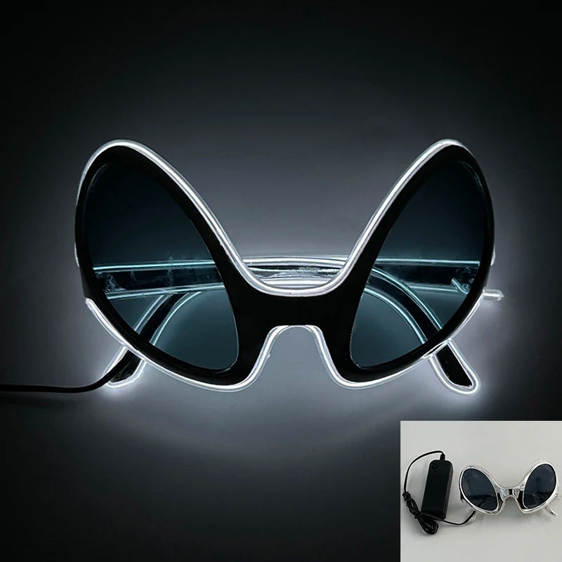 LED-ljusglasögon Glödande självlysande glasögon