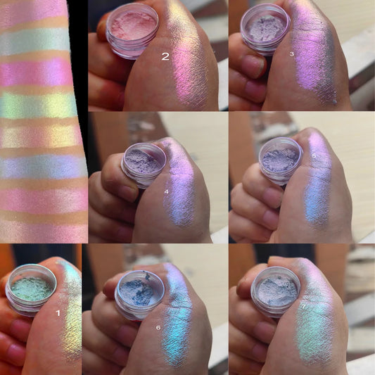Glittrande Gradient Ögonskugga makeup