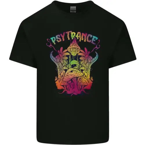 Psytrance Psychedelic Trance Music Psy T-tröja i bomull.