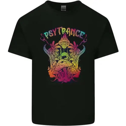 Psytrance Psychedelic Trance Music Psy T-tröja i bomull.