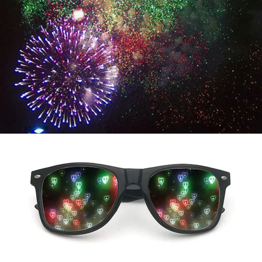 3D Effekt Diffraktionsglasögon