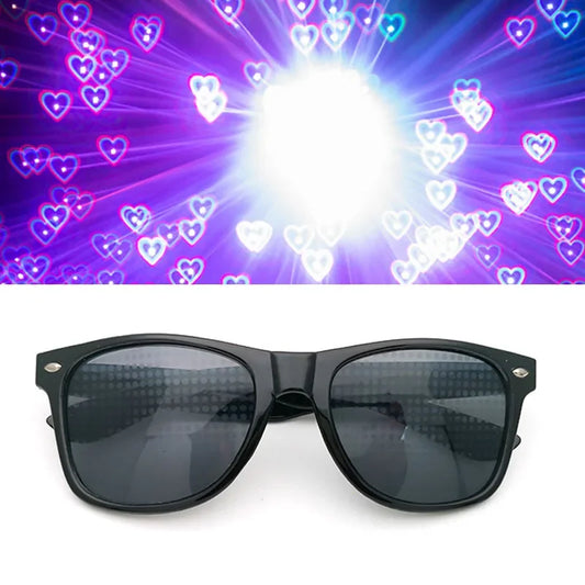 3D Effekt Diffraktionsglasögon