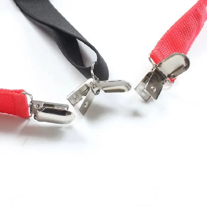 NEW Tie Bow LED Lights Suspenders Festival Party