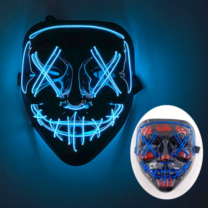 Wireless Rave Mask Dekor Lysande LED