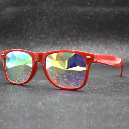 Rave Festival Solglasögon Psykedeliska