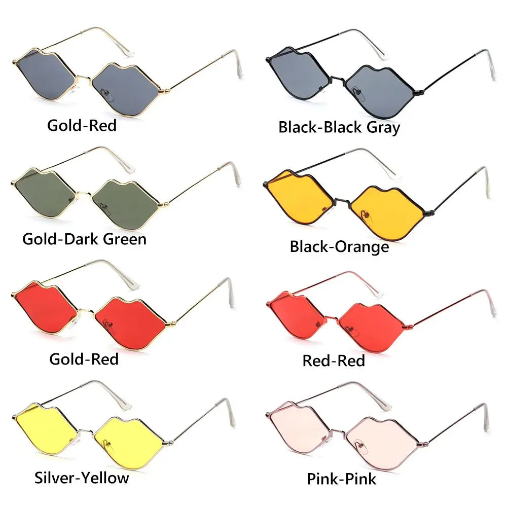 Sexiga Hot Lips Shape Solglasögon