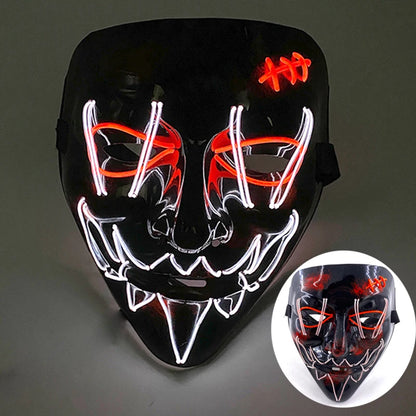 Wireless Rave Mask Dekor Lysande LED