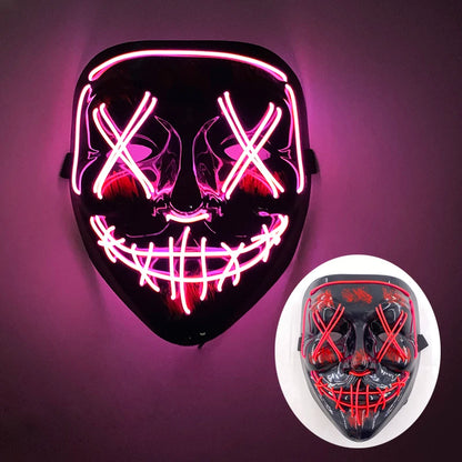 Wireless Rave Mask Dekor Lysande LED