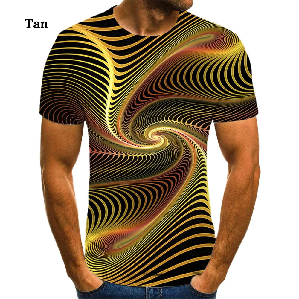Nytt mode Vertigo Hypnotic Swirl  T-shirt
