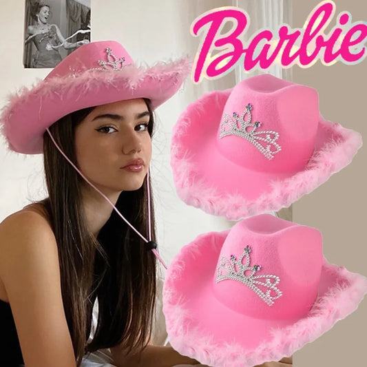 Pink Cowboy Hats for Women Girls
