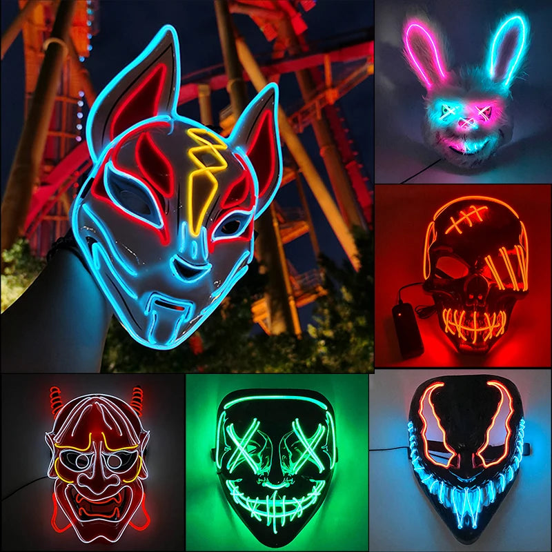 NEON MASK RAVE
