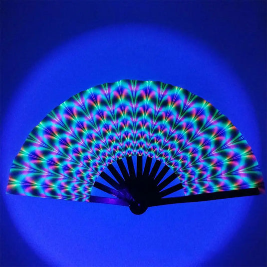 33cm Large Folding Hand Rave Fan Chinease/Japanese Gradient