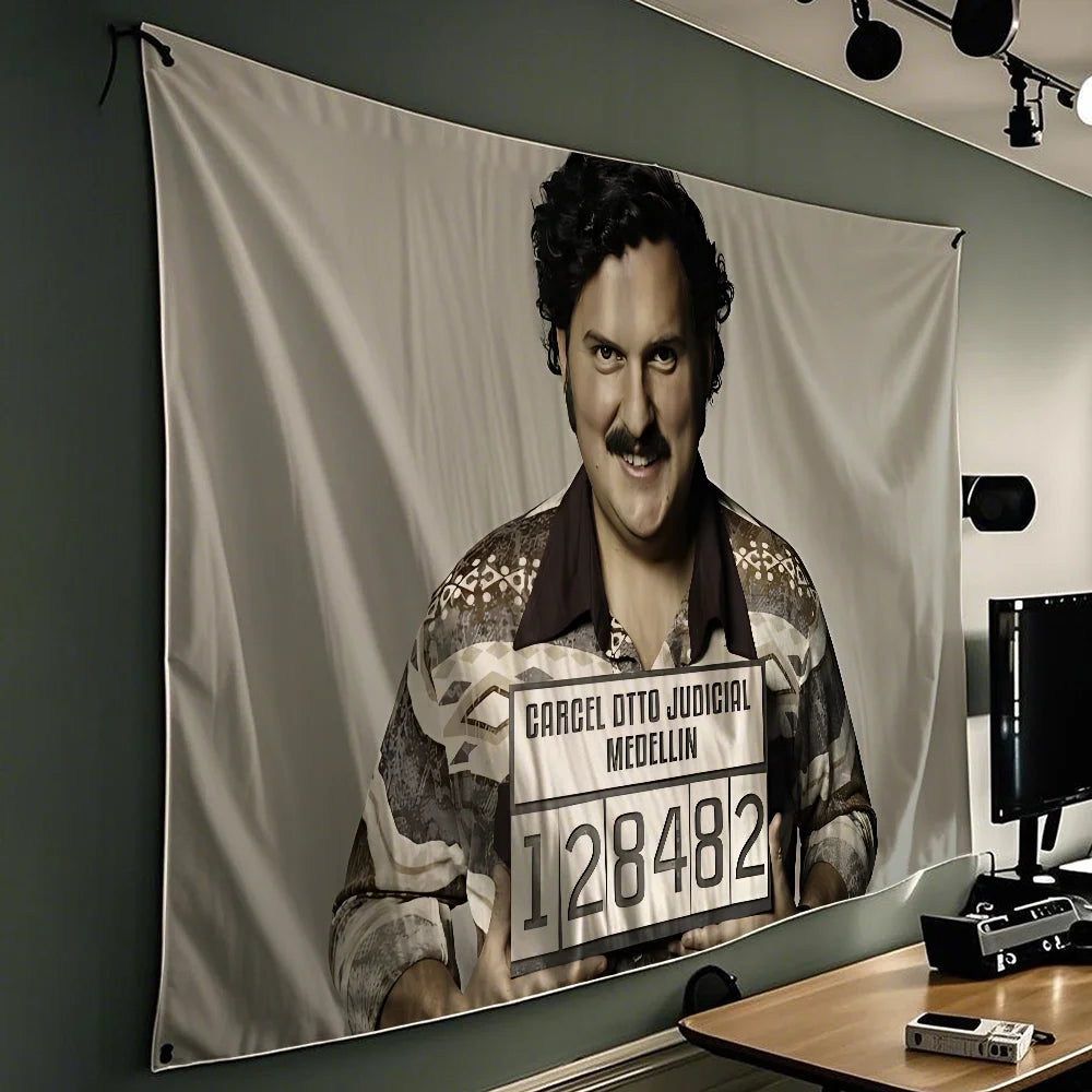 Drug Lord Pablo Escobar FLAGGA