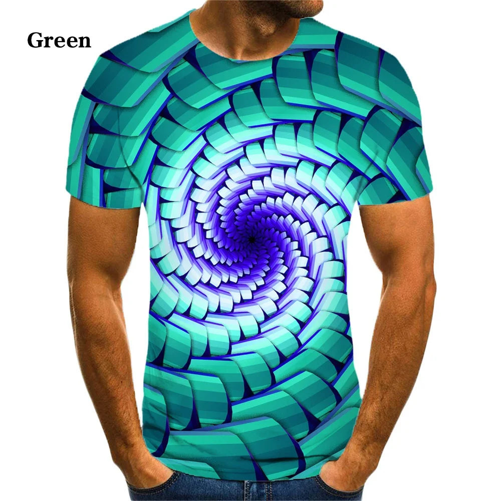 Nytt mode Vertigo Hypnotic Swirl  T-shirt