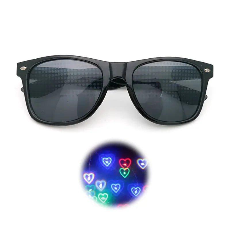 3D Effekt Diffraktionsglasögon