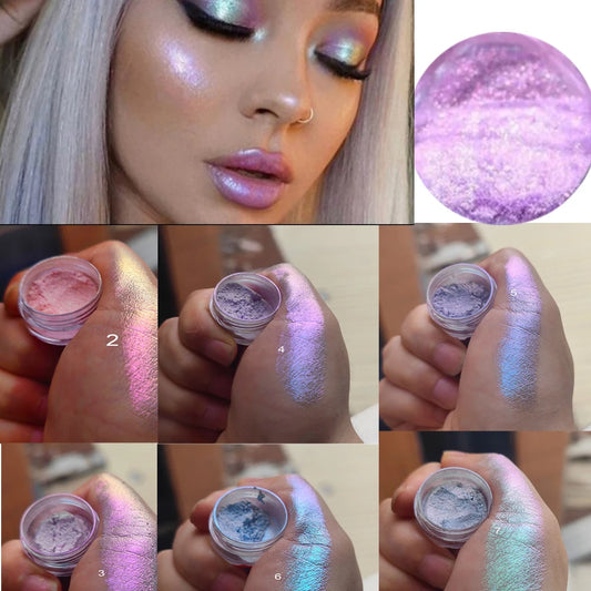 Glittrande Gradient Ögonskugga makeup