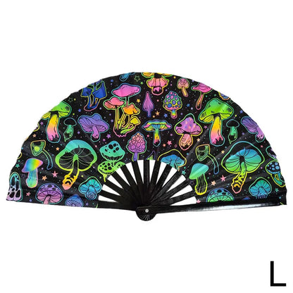 33cm Large Folding Hand Rave Fan Chinease/Japanese Gradient