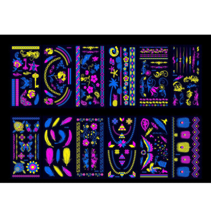 Glow in The Dark Body Tattoo Stickers